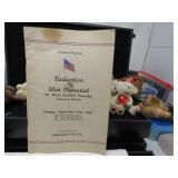 LOT MW  6 DEDICATIONWAR MEMORIAL WEST COCALICO