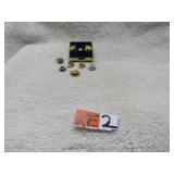 LOT KE 2 VINTAGE ORGANATIONS PINS