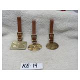 LOT KE 14 THREE COLLECTIBLE MACHIERY BELT FABS
