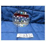 LOT BB 21 RARE UPSET MUSLIM BEAD PLATE