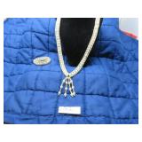 LOTBB2 FAUX PEARL SEED ROPE NECKLACE & BRACELET