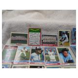 LOT TK 105  EXPOS SIGNED TEAM CARD  1974  PLUS