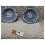 LOT KK 13  PAIR WEDGEWOOD PATES HORSES PATTEN