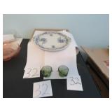 LOT EE 32 GREEN ASH TRAYS BUCKETS  SERVING TRAY