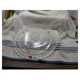 LOT KK 33  CLEAR STAR BURST PLATE  10 ROUND