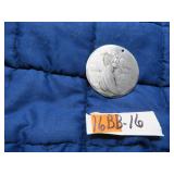 LOT BB16 HAMMERED ALUM ANGEL BY WENDELL FORGE