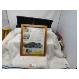 LOT MW 40 FRAMED NASH AUTOMOBILE  HISTORY