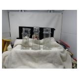 LOT KK 48 THREE GLASS LIGHT HOUSES