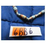 LOT BB 6 AFRICAN TRADE BEAD NECKLACE  RARE