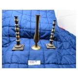 LOT BB 9  RARE MINI CANDLE STICK HOLDERS / VASES