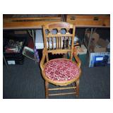 LOT KK 15  EAST LAKE CHAIR VERY ORNATE CHAIR
