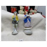 LOT KK3 PAIR OCCUPIED JAPAN HAPPY PEOPLE