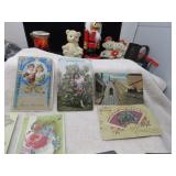 LOT BB 6 BUNCH OF ANTIQUE POST CARDS  1910 ERA