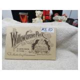 LOT KE 10 HISTORICAL WILLOW GROVE PARK  COOK BOOK