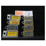 LOT KE 13 MINI PA LIC PLATES