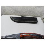LOT FF #15  4 INC FIXED BLADE MUTI COLOR HANDLE E