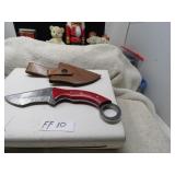 LOT FF # 10 KARAMBIT STYLE FINGER RING  KNIFE