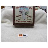 LOT KK 9 HERSHEY CHOCOLATE TIN