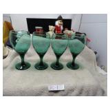 LOT HC 1 TEAR DROP ELEGANT JUNIPER GREEN 7 H  8 OZ