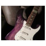 LOT MC 25 TIM REYNOLDS AUTOGRAPHED GUITAR