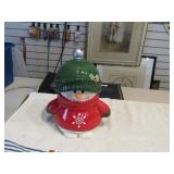 LOT HC # 14 SNOWMAN COOKIE JAR 1