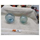 LOT KE 9  MEDITATION BLOWN BLUE BALLS
