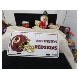 LOT KE 7 NFL  LIC PLATE WASHINGTON RED SKINS