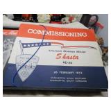 KE 5   USA NAVY  COMMISSION OF USS SHASTA 1972