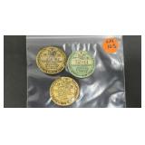 (3) 1930S NEW YORK HUNTING LICENSES