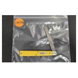 REMINGTON YELLOW HANDLE FOLDING KNIFE