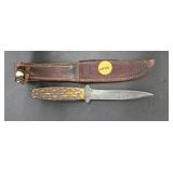 UTICA KNIFE & RAZOR COMPANY STAG HUNTING KNIFE
