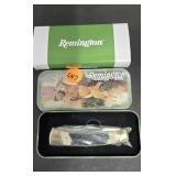 REMINGTON VINTAGE SERIES STAG HANDLE FOLDING KNIFE