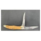 STAG 2 BLADE FOLDING KNIFE - #2020