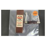 SCHATT & MORGAN WOOD HANDLE 2 BLADE KNIFE