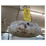 MARBLED GLASS PLAFONNIER