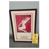 FRAMED 1954 MARILYN MONROE CALENDAR