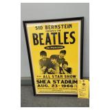 1966 BEATLES POSTER - FRAMED