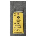 UR CO. TIDIOUTE PEN KNIFE - 2 7/8"