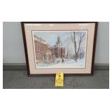 4TH ST MARKET - WARREN PA - J IRISH SMITH - PRINT