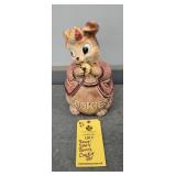 ROYAL SEALY BUNNY COOKIE JAR