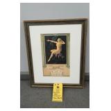 1940 SHEER BEAUTY CALENDAR - FRAMED