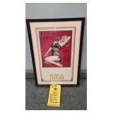 FRAMED MARILYN MONROE CALENDAR