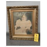 EMBOSSED FRAME WITH PORTRAIT - 23" X 28"