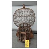 VICTORIAN BALLOON BIRDCAGE - 33"