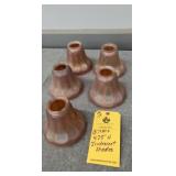 (5) IRIDESCENT SHADES - 4.25"