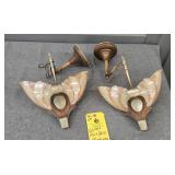 (2) ART DECO FIXTURES