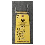 QUEEN QUAKER STATE 2 BLADE KNIFE - 3.25"