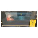 LE ROY 1900S BURNING SHIP