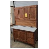 OAK SELLERS BAKERS CABINET - 48"