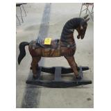 DECORATED  ROCKING HORSE